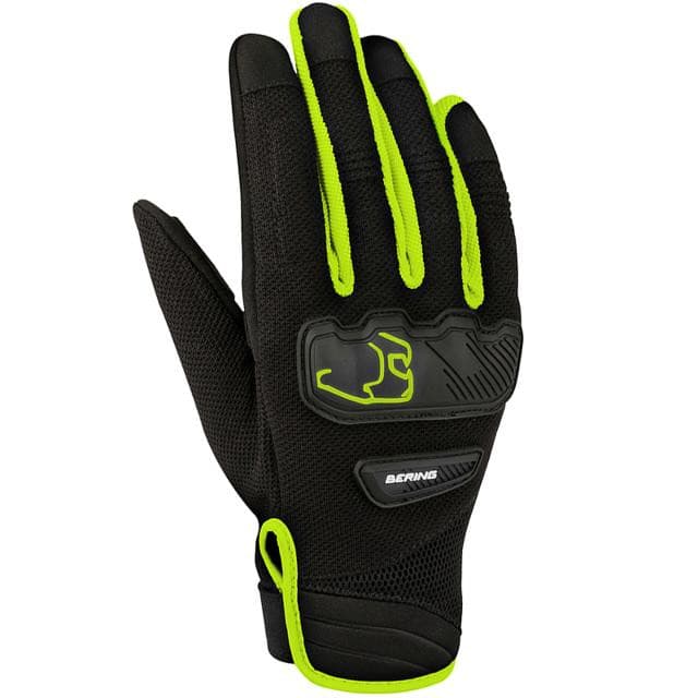 Gants été Bering York Man list: Noir / Vert Fluo|Noir