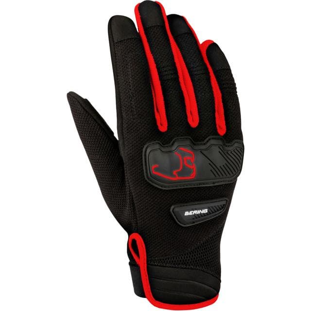 Gants été Bering York Man list: Noir / Rouge Fluo|Noir
