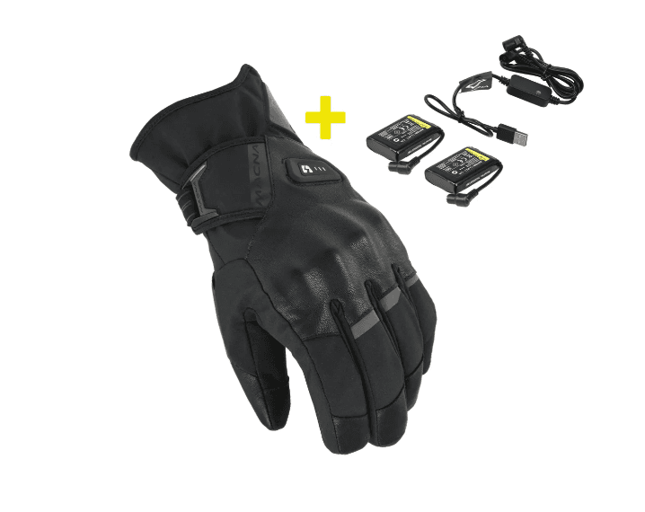 Gants Chauffants Macna ERA RTX + Batterie/Cable list: Noir|Noir