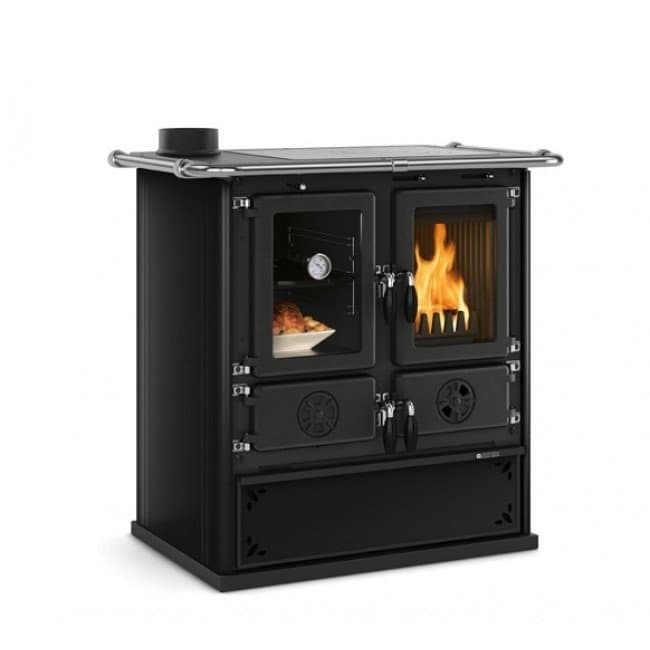 Sporák na dřevo Rosetta Sinistra Steel – 8 kW