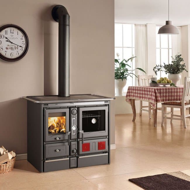 Multifunkční sporák na dřevo Hidro Termorosa XXL DSA 4.0 – 17 kW
