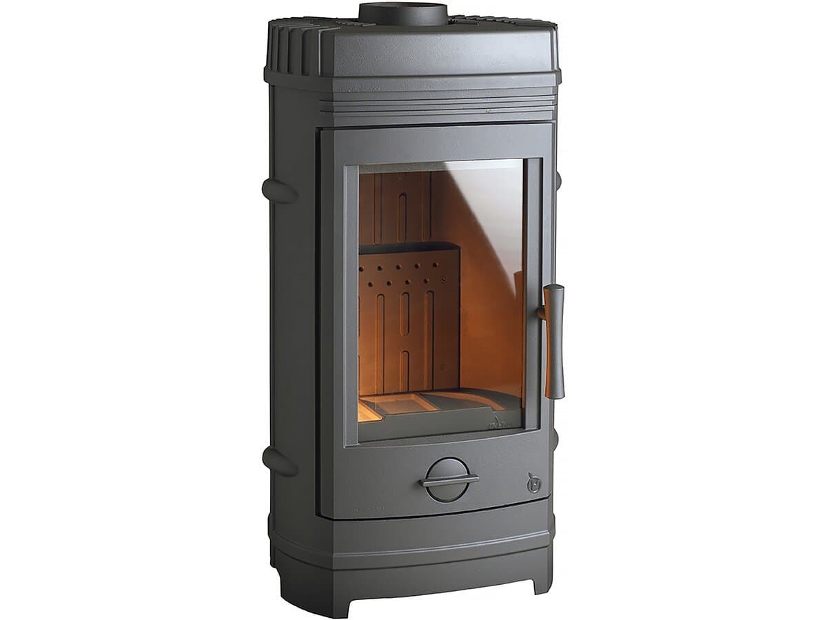 Litinová kamna na dřevo Cassine – 10 kW Antracit (Invicta)