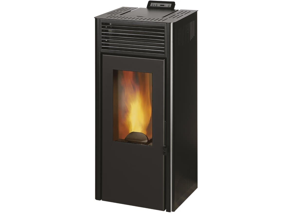 Monobloková Peletová Kamna Nola 7 – 3 až 7 kW, Černá
