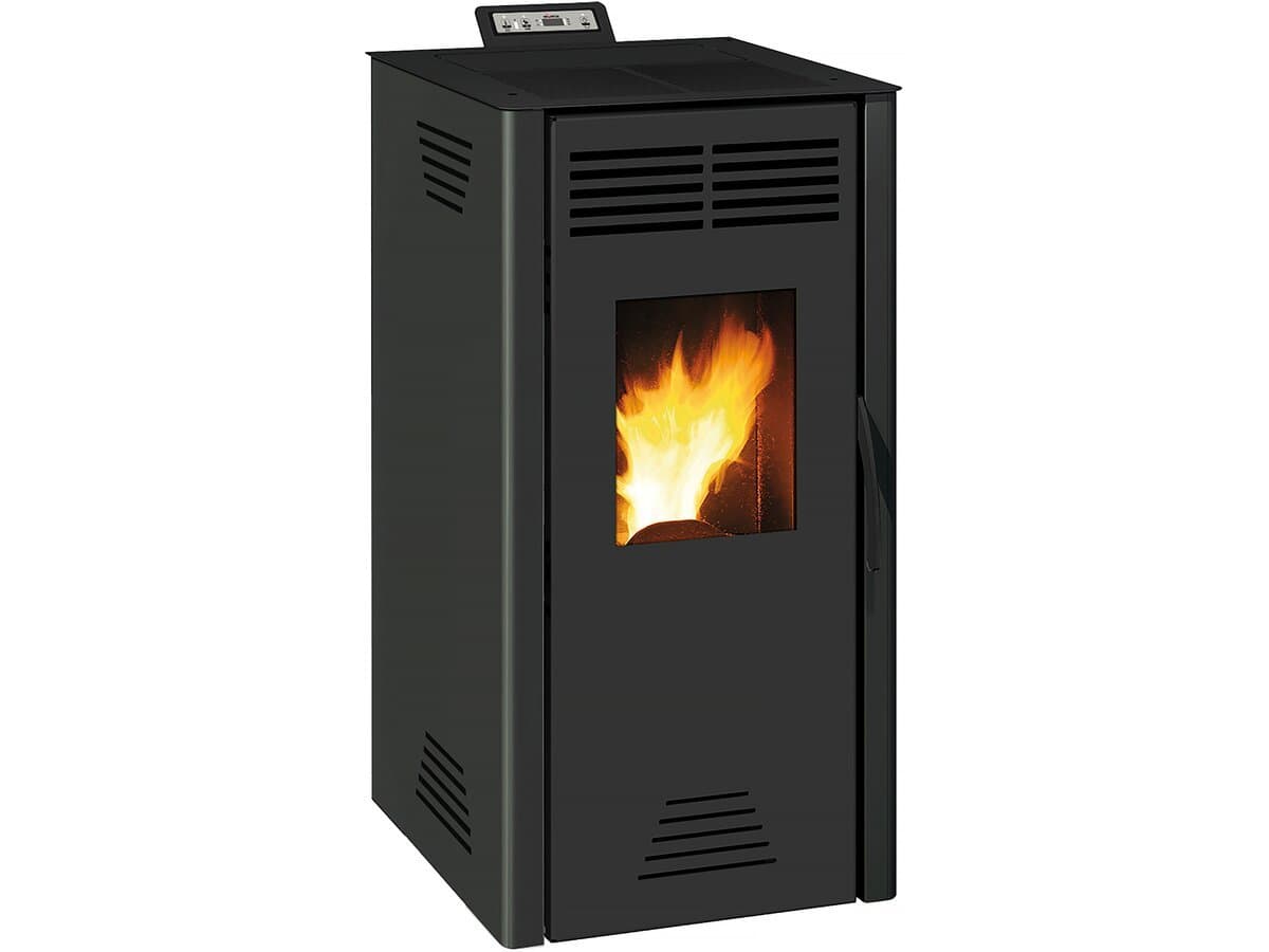 Peletová Kamna Adrano – 3,1 až 7,3 kW, Černá