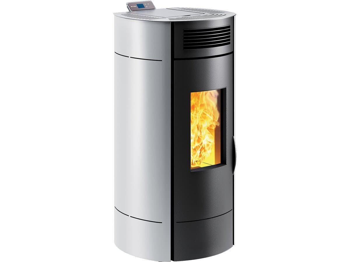 Peletová Kamna Lodi 8 Hermetic Wi-Fi – 3,1 až 8 kW, Bílá