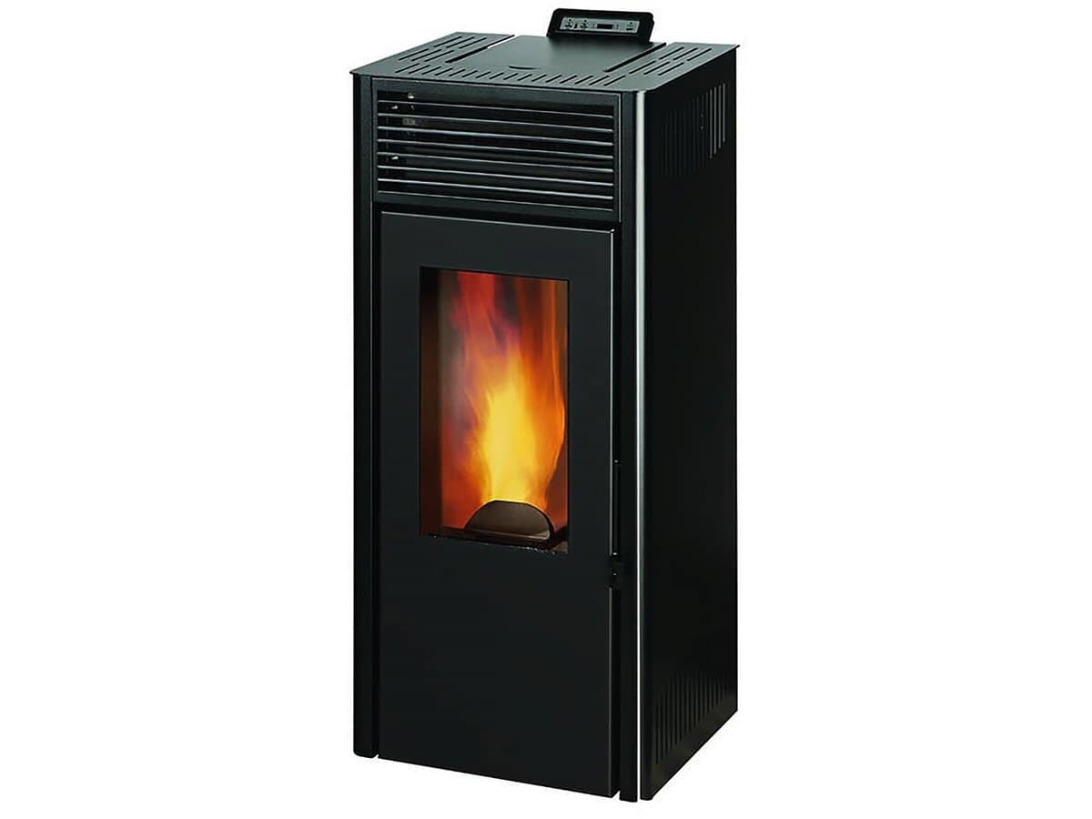 Krbová kamna na pelety Nola 10 – 3–9,5 kW Černá