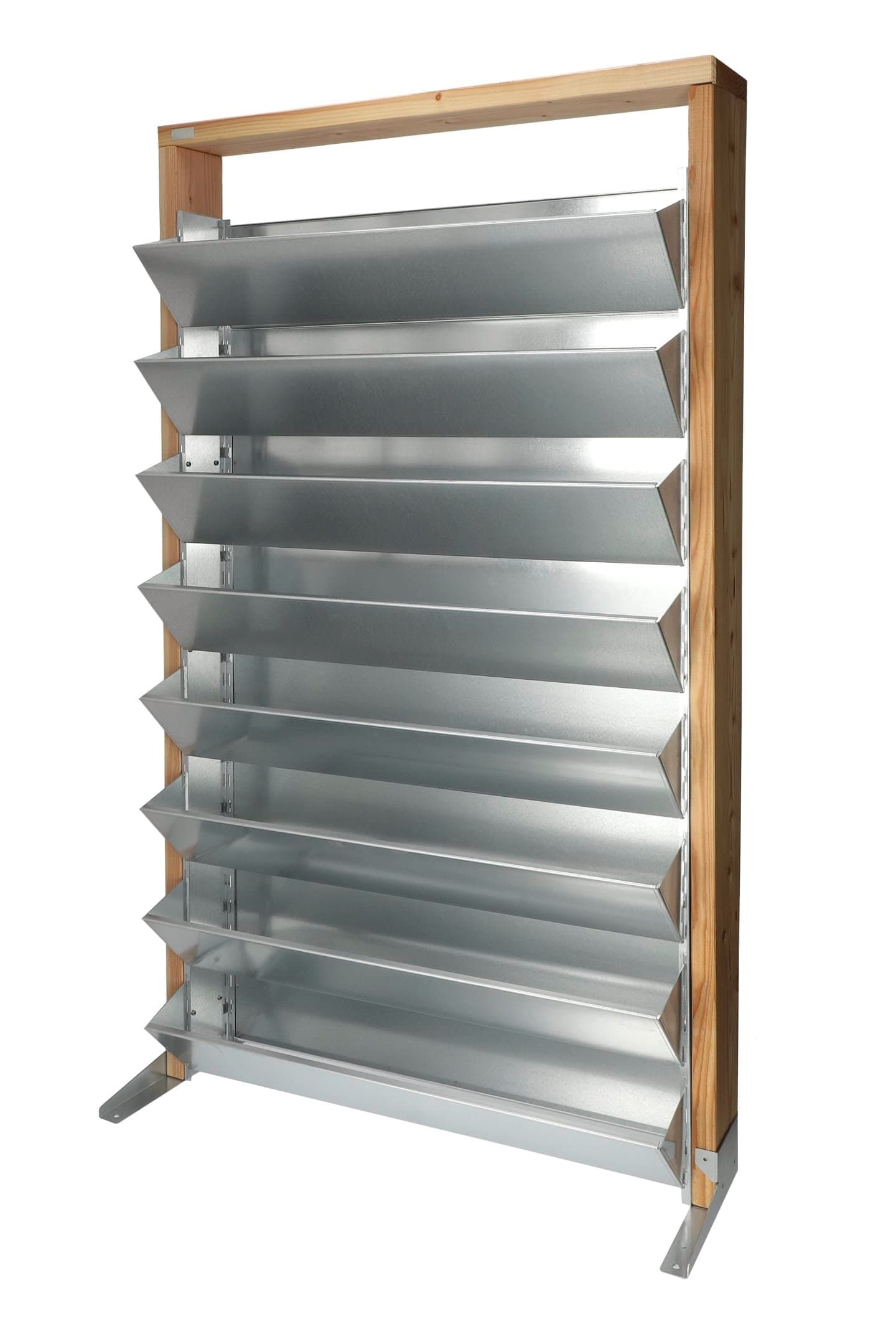 bellissa Vertikales Hochbeet INALTO L8 100 x 32 x 180 cm silber; natur Füllmenge 290 l