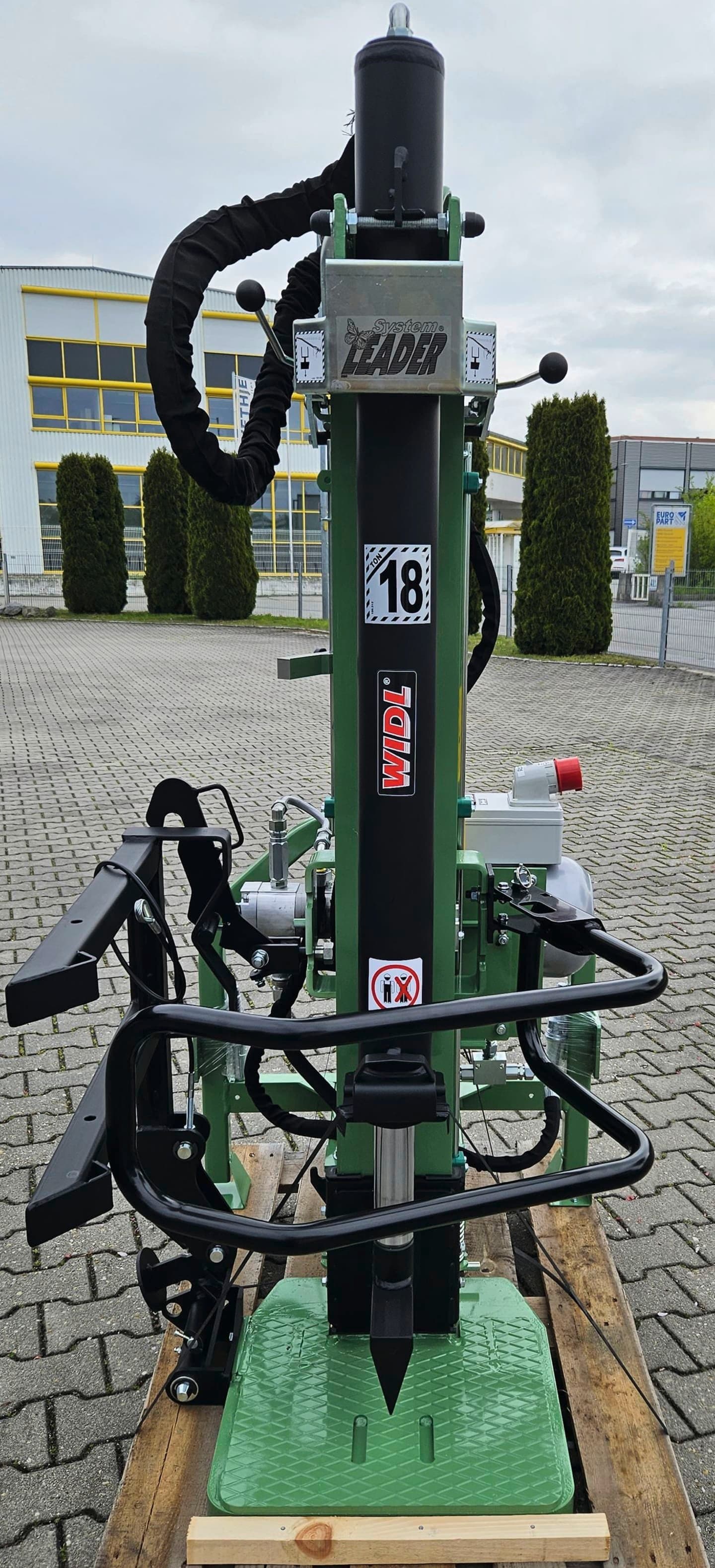 Widl® Holzspalter "HF-180 Topfix Kombi" 18 t, Gelenkwelle; Elektroantrieb 400 V/5,5 kW, 16.183