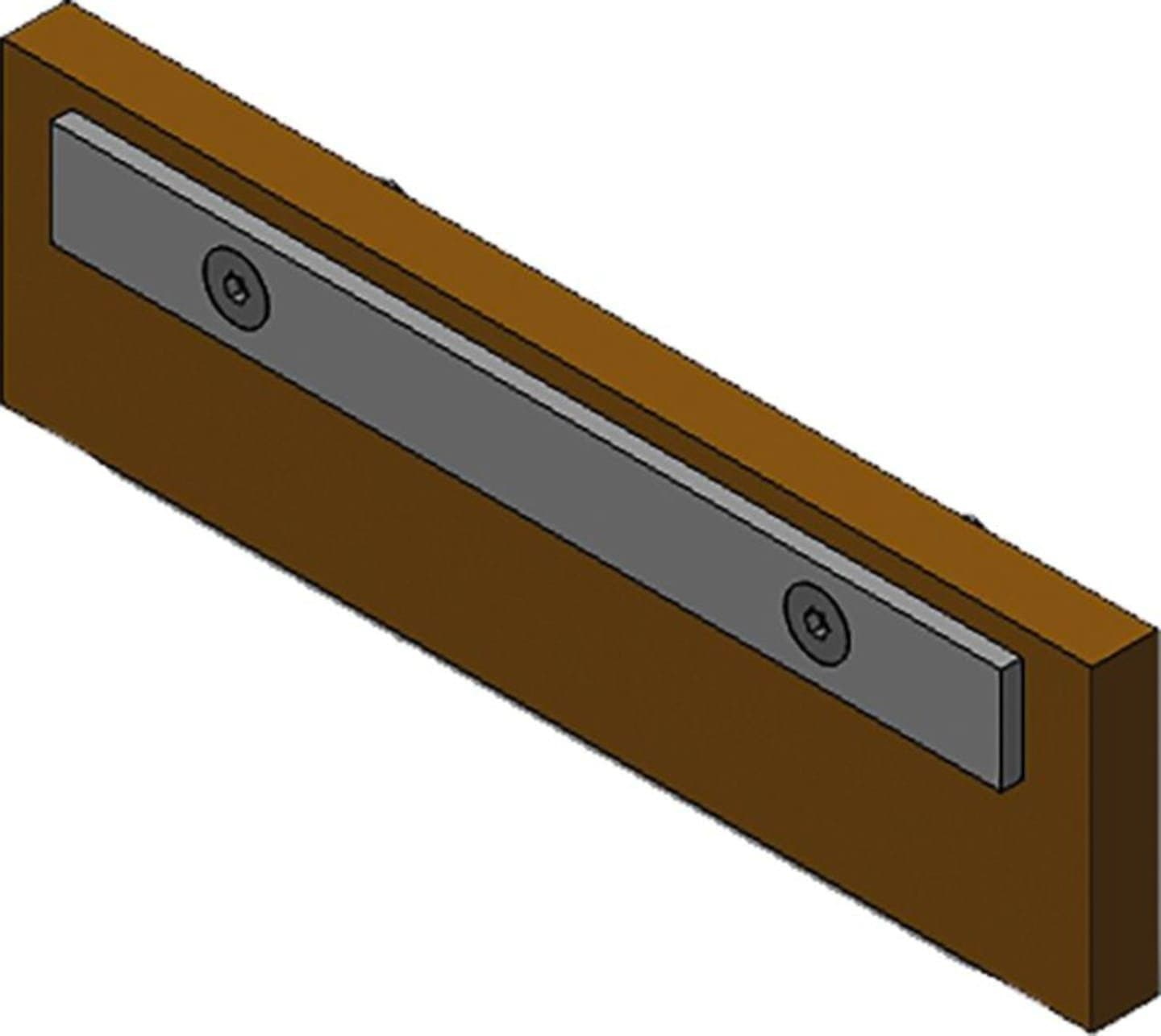 Wiedenmann® Schürfleiste Kunststoff mit Befestigungsteilen für Schneepflug Vario 3353, 1233030