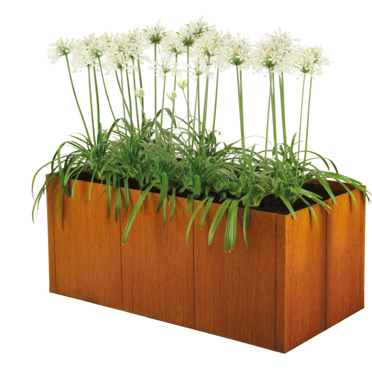 bellissa Pannello Hochbeetsystem Bausatz 116 x 80 x 80 cm braun Füllmenge 742 l