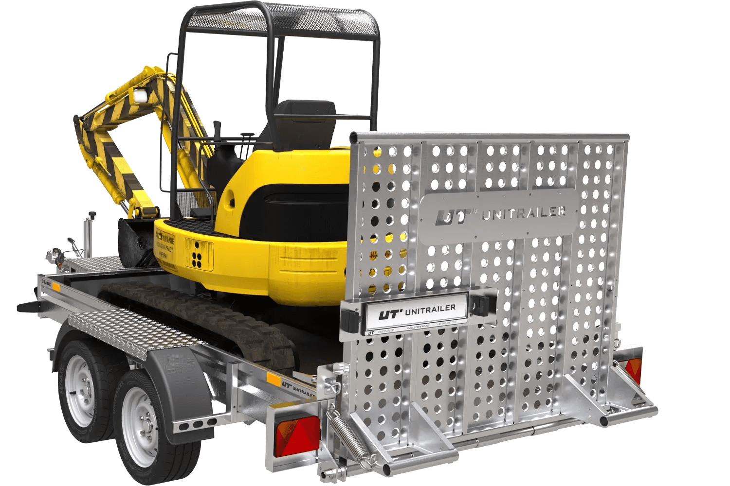 Remorque lourde double essieux 3500 KG STARK 3 300