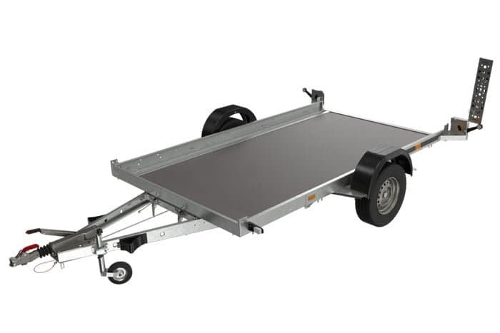 Reboque Monoeixo Travado Unitrailer Kompakt 330c Mma 1500 Kg Basculante 330x185 Para Transporte De Quad
