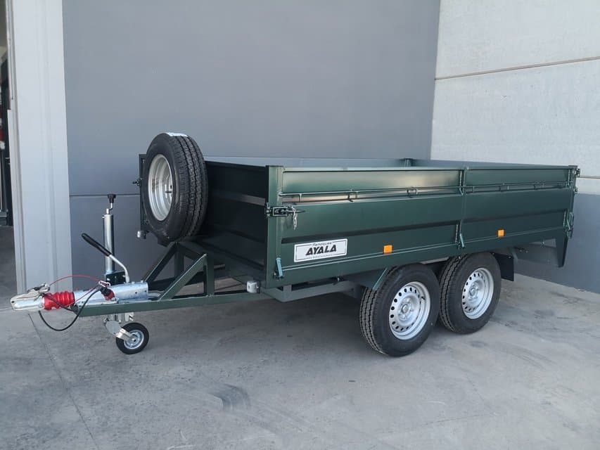 Reboque 2 eixos 3.000 x 1.800 x 400 Rodas por baixo – Mma 750 kg