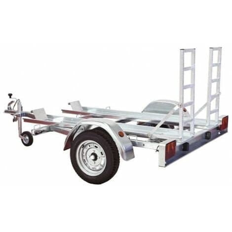 Reboque para quads galvanizado com rampas