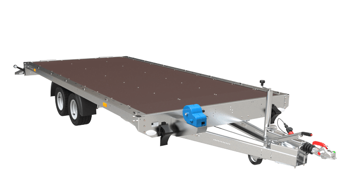 Reboque Porta-Automóveis Unitrailer Uniplat 450 Plataforma Plana Com Piso Mma 3000 Kg.