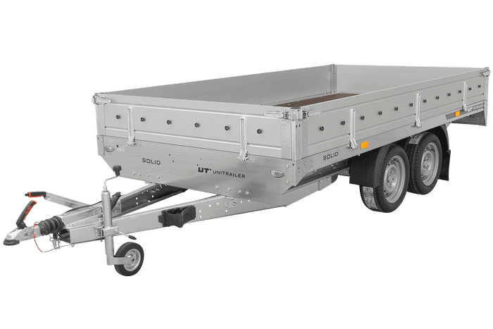 Reboque De Dois Eixos 325x170 Com Rodas Unitrailer Solid + 320/2 Dmc 2000 Kg