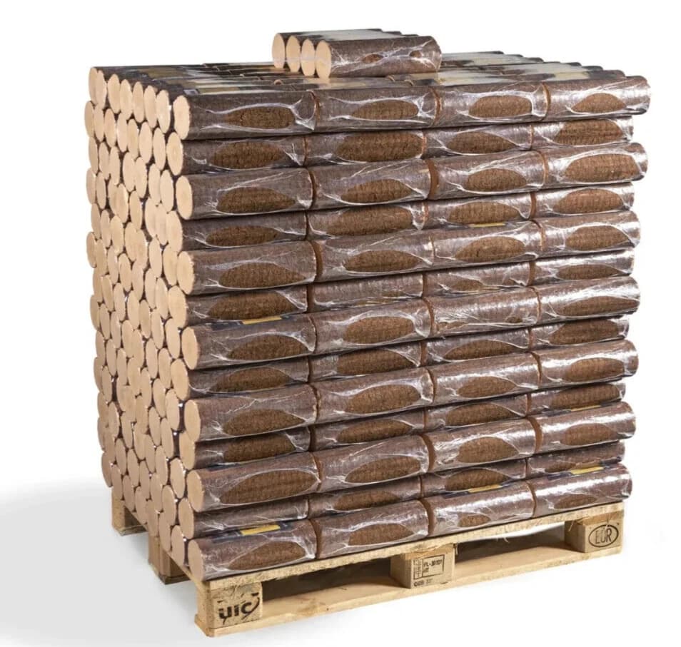 Pollmeier Premium Buchenholzbriketts PEFC zertifiziert Palette 960 kg