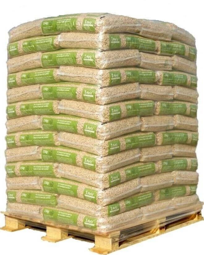 Premium Holzpellets Pellets ENplus A1 Pellets Palette 975kg 6mm