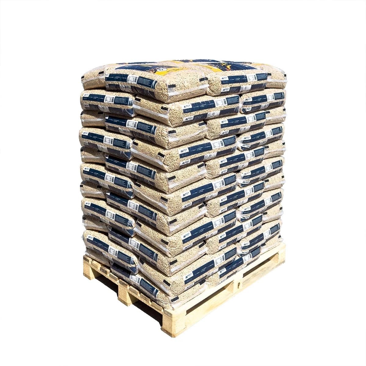 MERCER Holzpellets Pellets 6mm ENplusA1 66 x 15kg Sack
