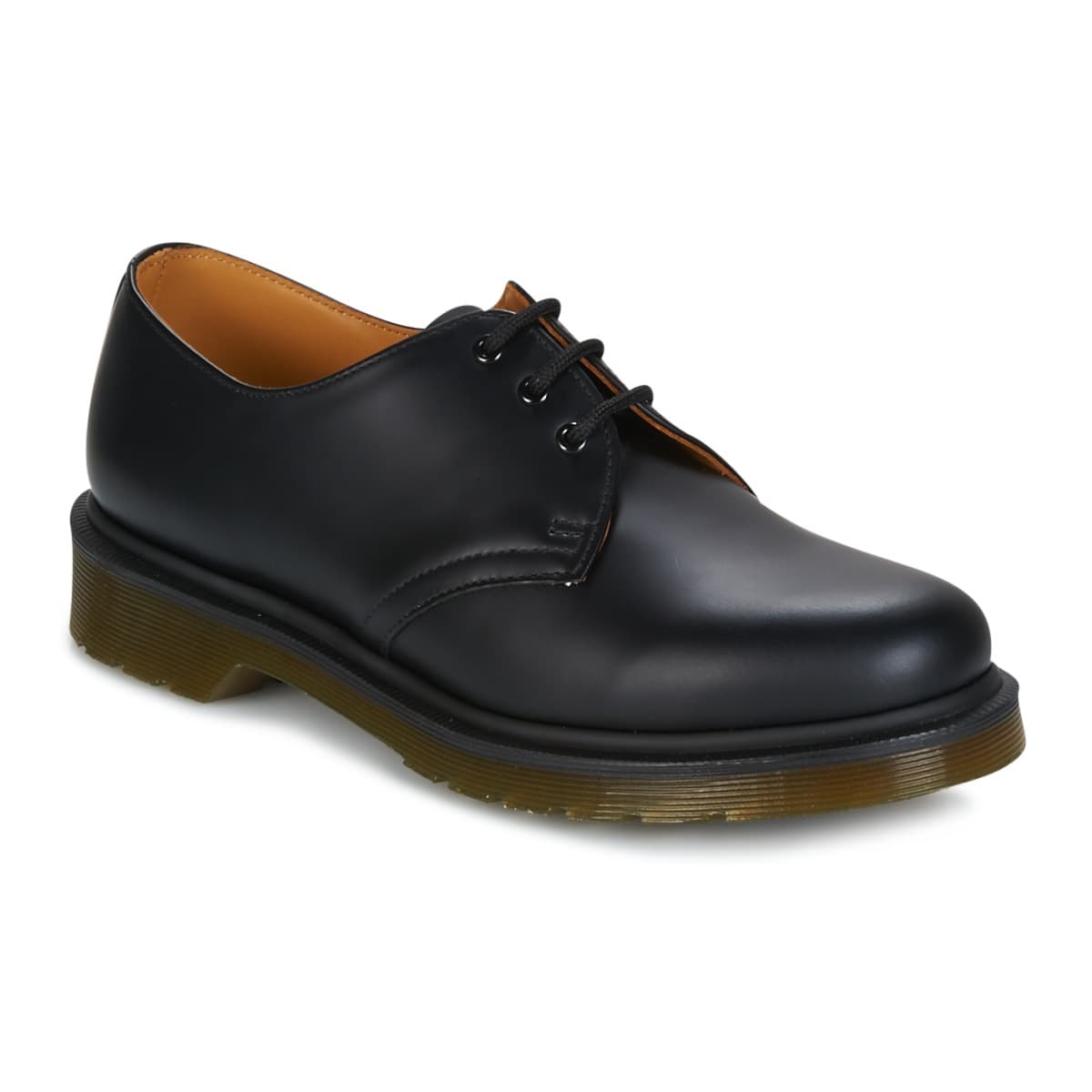 Dr. Martens  1461 NARROW FIT BLACK SMOOTH  Chaussures homme (homme)