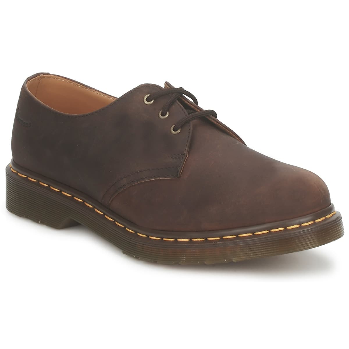Dr. Martens  1461 DARK BROWN CRAZY HORSE  Chaussures femme (femme)