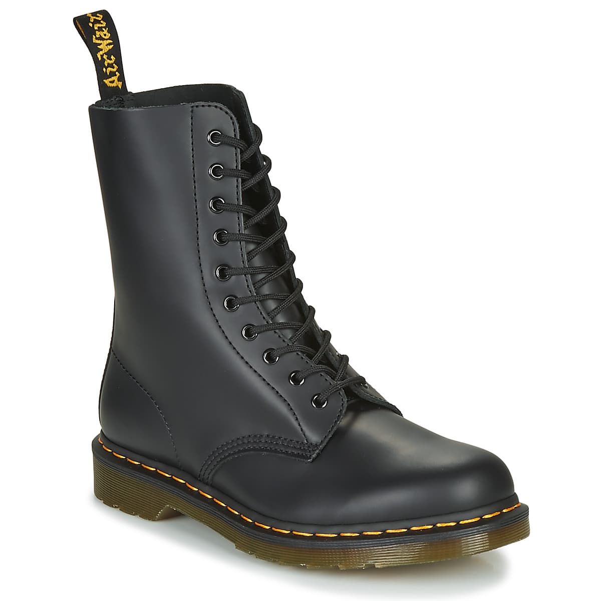 Dr. Martens  1490 BLACK SMOOTH  Boots femme (femme)