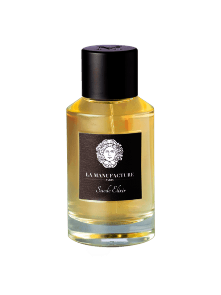 Suede Elixir - La Manufacture, Parfum 100 ml, Fragrance Luxueuse et Sophistiquée, Notes Cuirées et Épicées