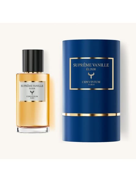 SUPRÊME VANILLE ELIXIR - Parfum Unisexe, 50ml, Notes Boisées, Longue Durée
