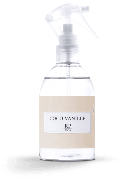 Coco Vanille - Spray Textile Parfumé Signature, 250ml, Fabriqué en France