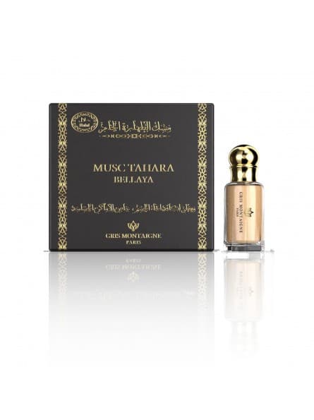 Bellaya – Musc Tahara Parfumée Original, Texture Épaisse et Concentrée, Parfum Luxueux Soin de la Peau 50ml