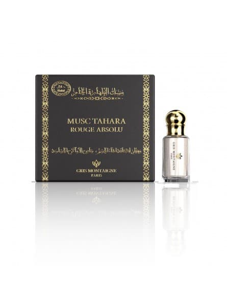Rouge Absolu – Musc Tahara, Parfum Concentré, Texture Crémeuse, Odeur Délicate, Non Dilué, Frais Tout au Long de la Journée