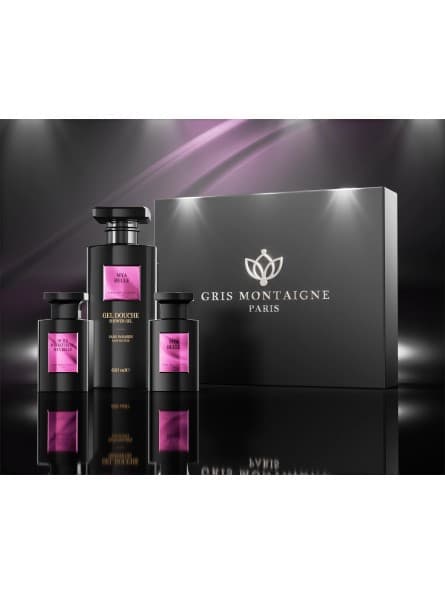 MYA BELLE – COFFRET GRIS MONTAIGNE, Parfum Élégant et Moderne pour Femme
