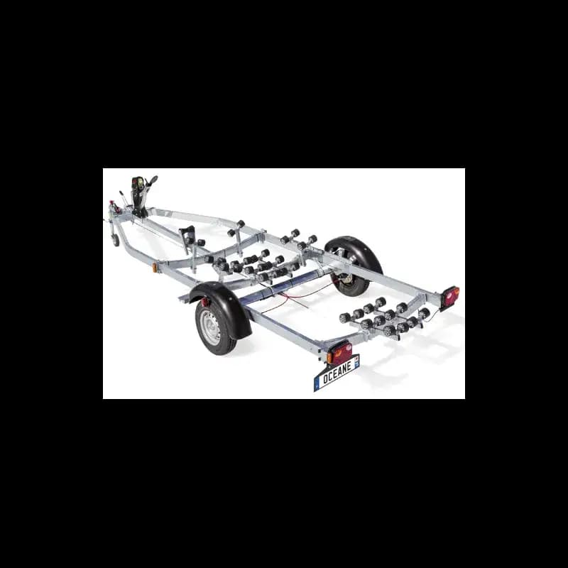 Remorque Multi-Rouleaux Freinée OCEANE PTAC 1500Kg O151S-60