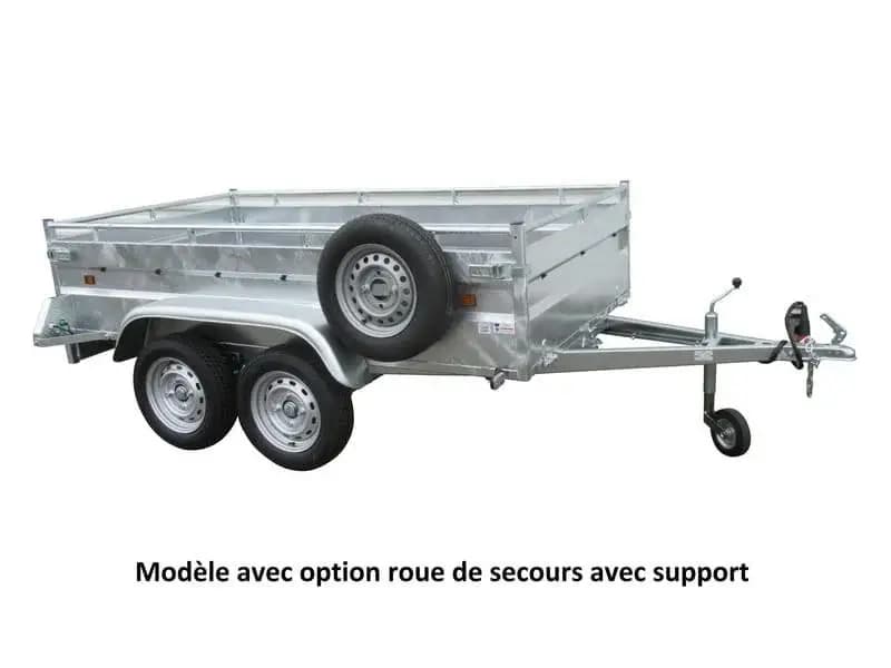 Remorque Lider Robust 39394 2 essieux- 2,50 m – 750 Kg