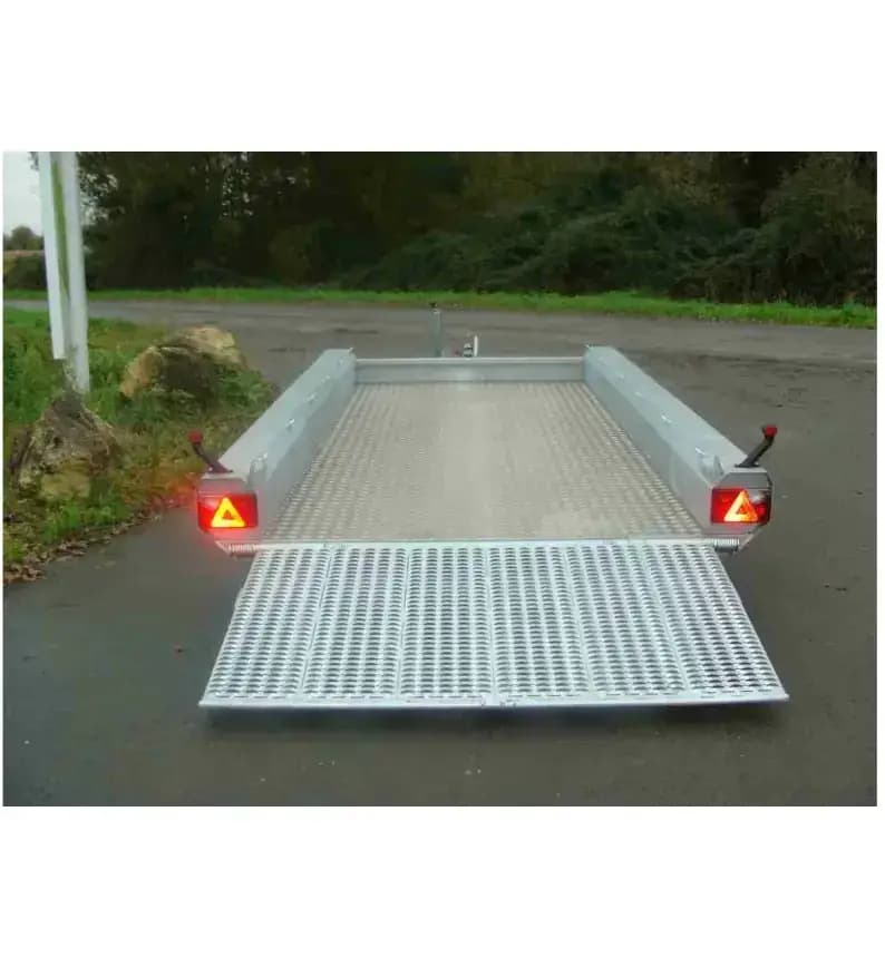 Remorque porte-engin hulco terrax-2 3500 294 x 150 cm