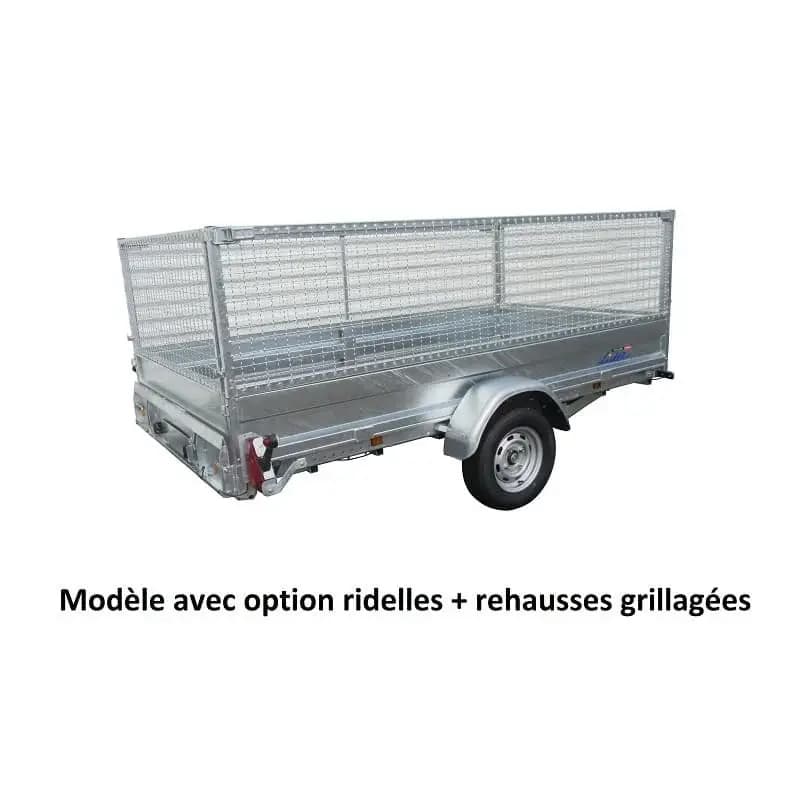 Remorque plateau 37380.1 Lider 1000 Kg – Robust 37380.1 – 3 m