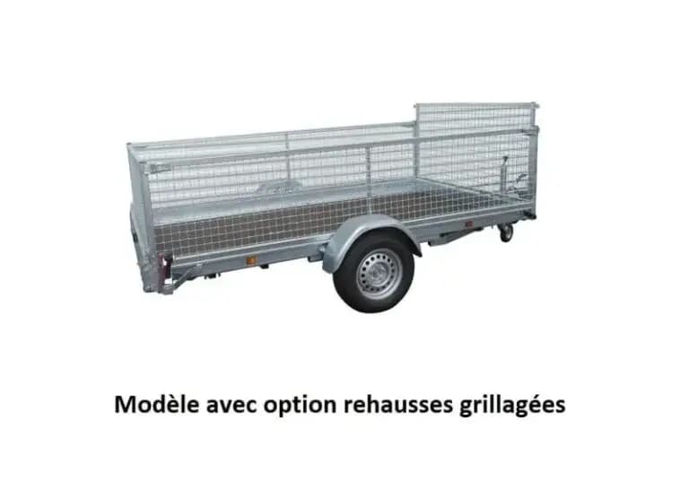 Remorque plateau freiné – Lider – Robust 36386 – 3,20 m – 1500 Kg – 1 essieu