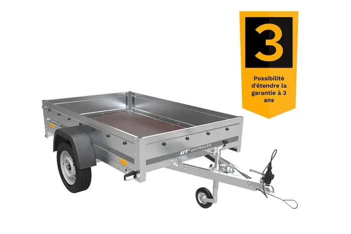 Remorque permis B Garden Trailer 201 FD 200 x 125 cm