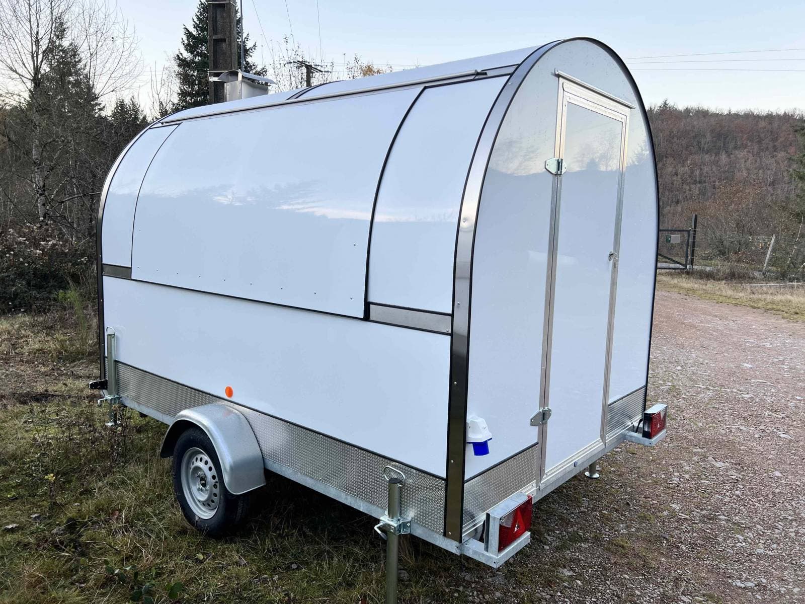 Remorque magasin Truck-food 2,5m - Performances exceptionnelles