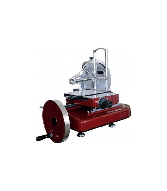 Trancheuse à jambon manuelle à l'ancienne 350 mm - FAC - volant plein - Sans piédestal  - 350 mm