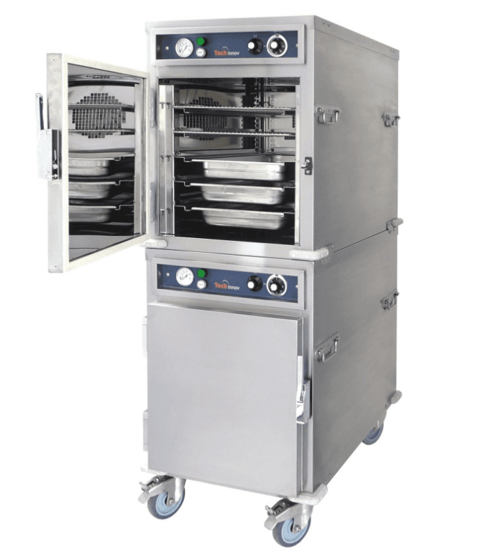 Four mobile double 280°C 10 x GN 1/1ou 600x400