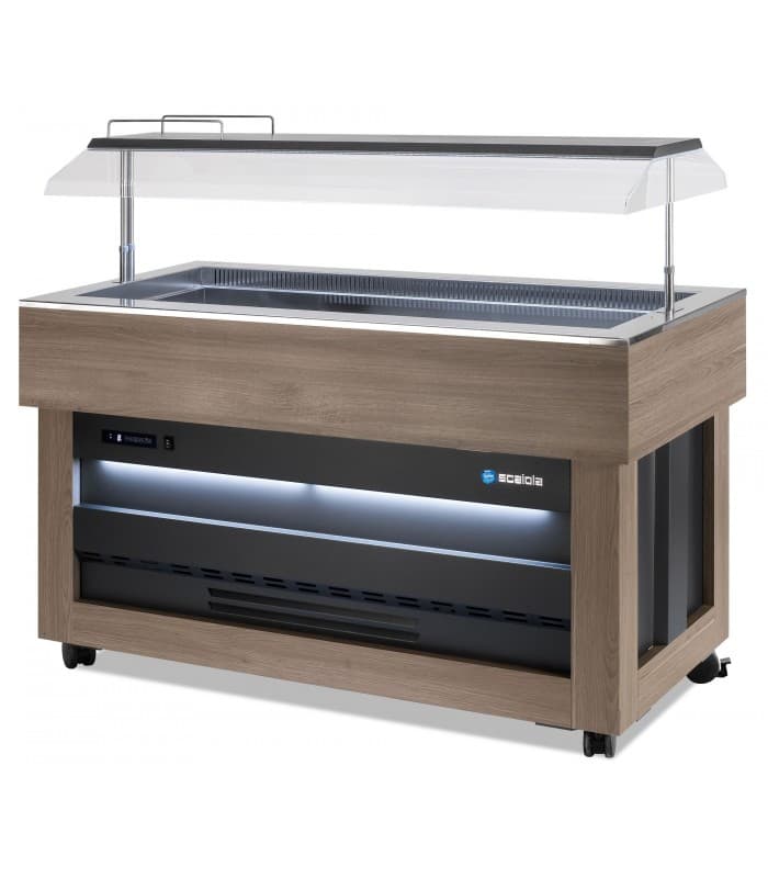 Buffet réfrigéré design pour chaud ou froid - chaud