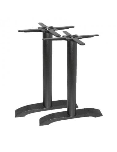 2 pieds de table en fonte Bolero