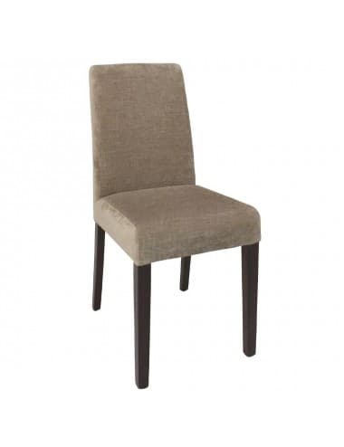 Chaises salle à manger tissu beige Bolero (Lot de 2)