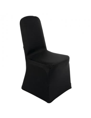 Housse de chaise de banquet Bolero noire
