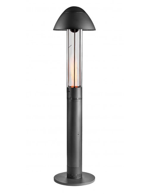 Chauffe terrasse à pellets avec chapeau de 55cm