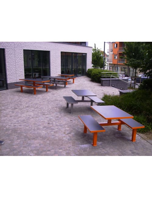 Plateau table carré extérieur différents coloris - Equipement CHR