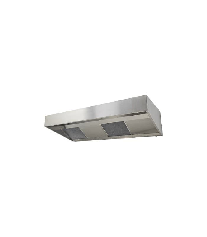 Hotte professionnelle murale statique de la marque française ALVENE - 2500mm