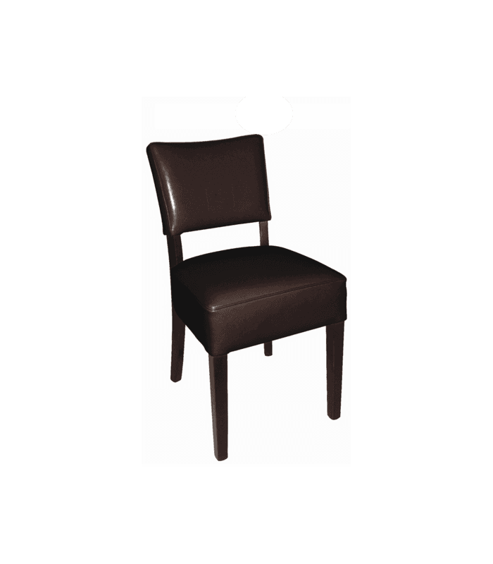 Chaise simili cuir très confortable - Equipement professionnel CHR - beige