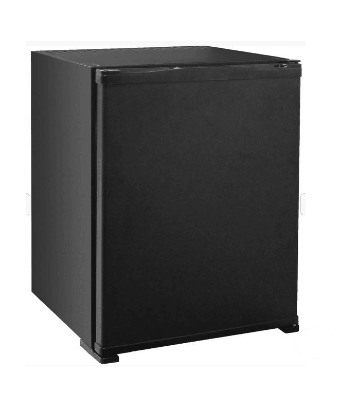 Mini bar silencieux coloris noir 30 Litres porte pleine - Premier prix